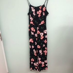 TopShop | Women's Floral Jumpsuit | Size 6